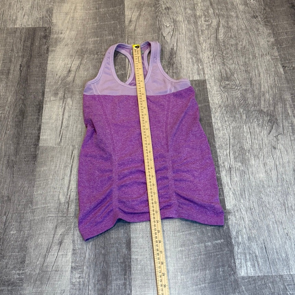 Athleta Fast‎ Track Ruched Sides Racer Back Tank Top Size Small - Picture 3 of 6